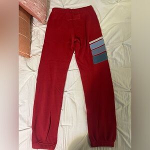 Aviator Nation Kids Sweatpants size 12 red